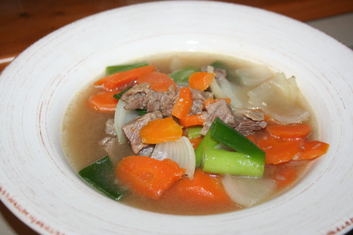 Easy Beef Soup Recipe - Arie's Kitchen